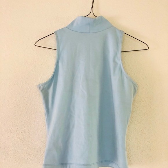 No Boundaries Light Blue Sleeveless Tank Top - Picture 7 of 8
